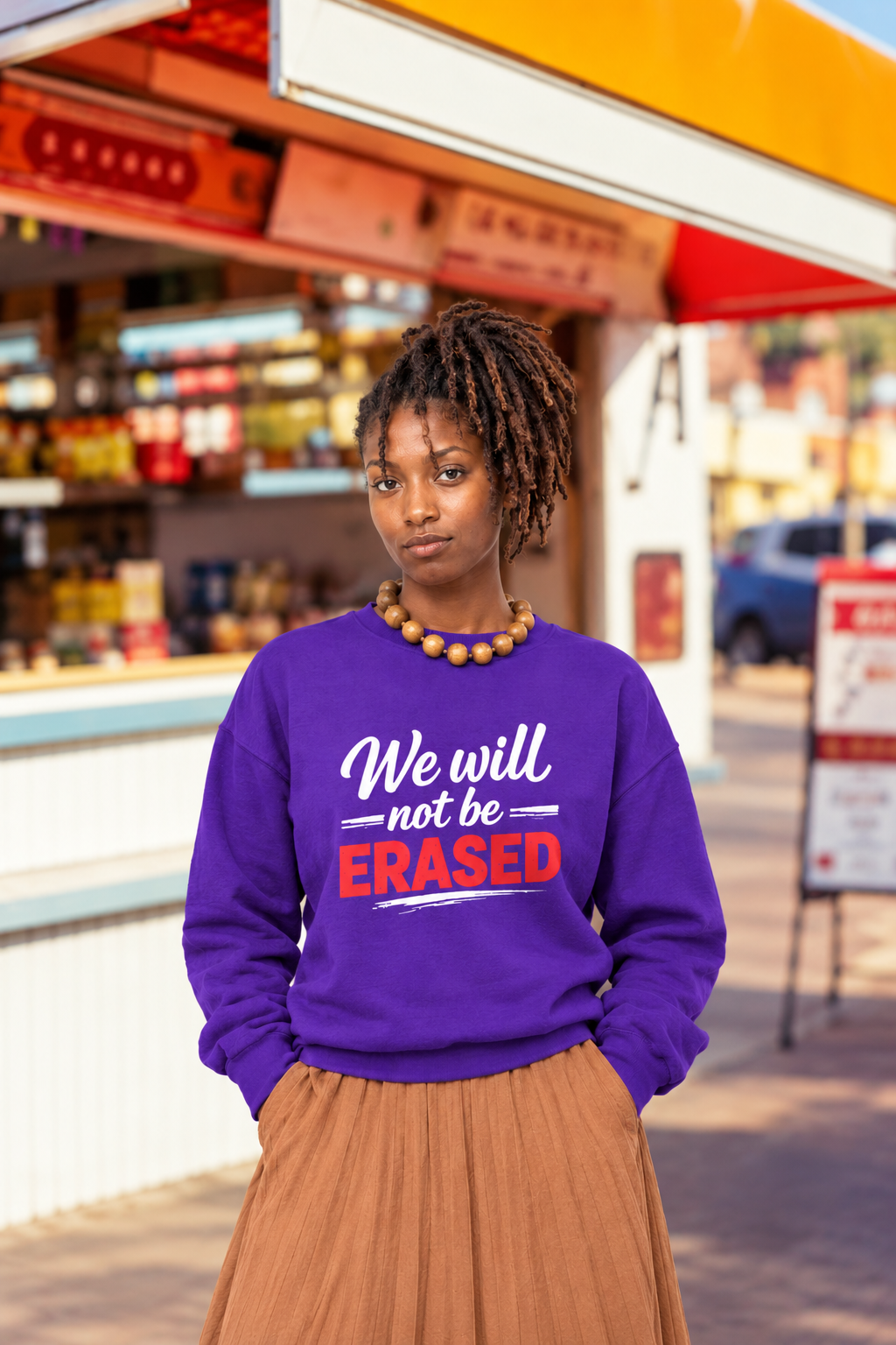 Unisex Statement Long Sleeve Sweatshirt