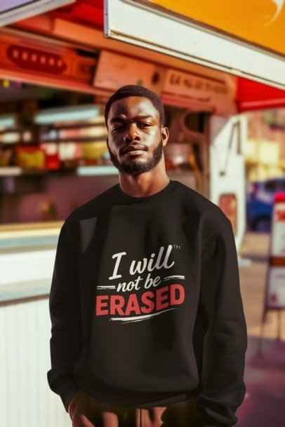 Unisex Statement Long Sleeve Sweatshirt